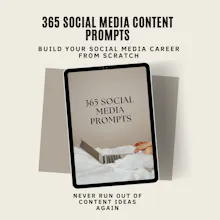 365 Social Media Content Prompts gallery image