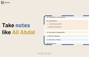 Books Reading Tracker Notion Template gallery image