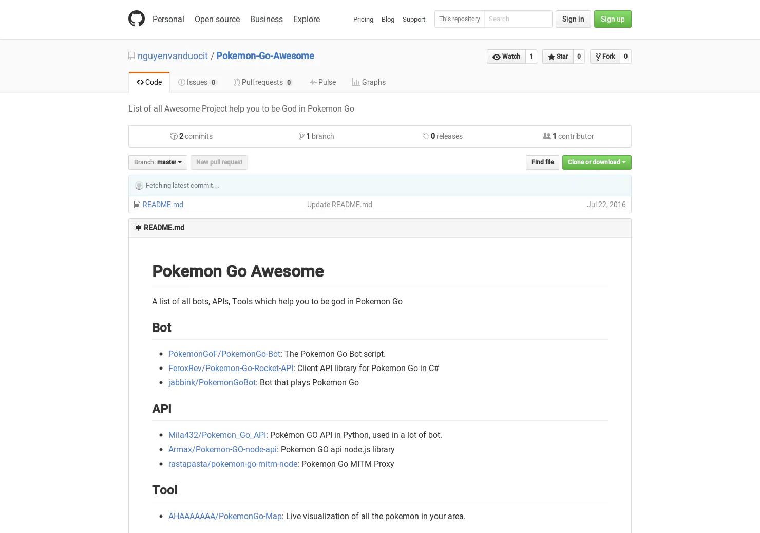 Pokemon Awesome Bots