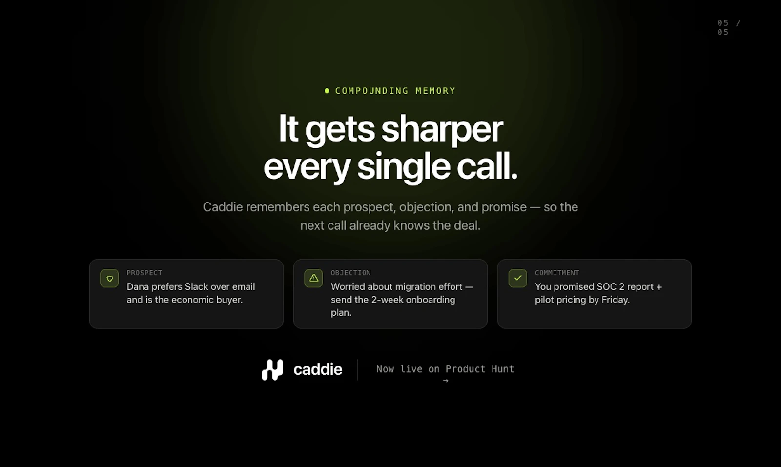 Caddie screenshot 4