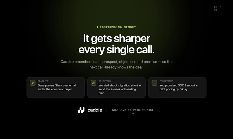 Caddie screenshot 4