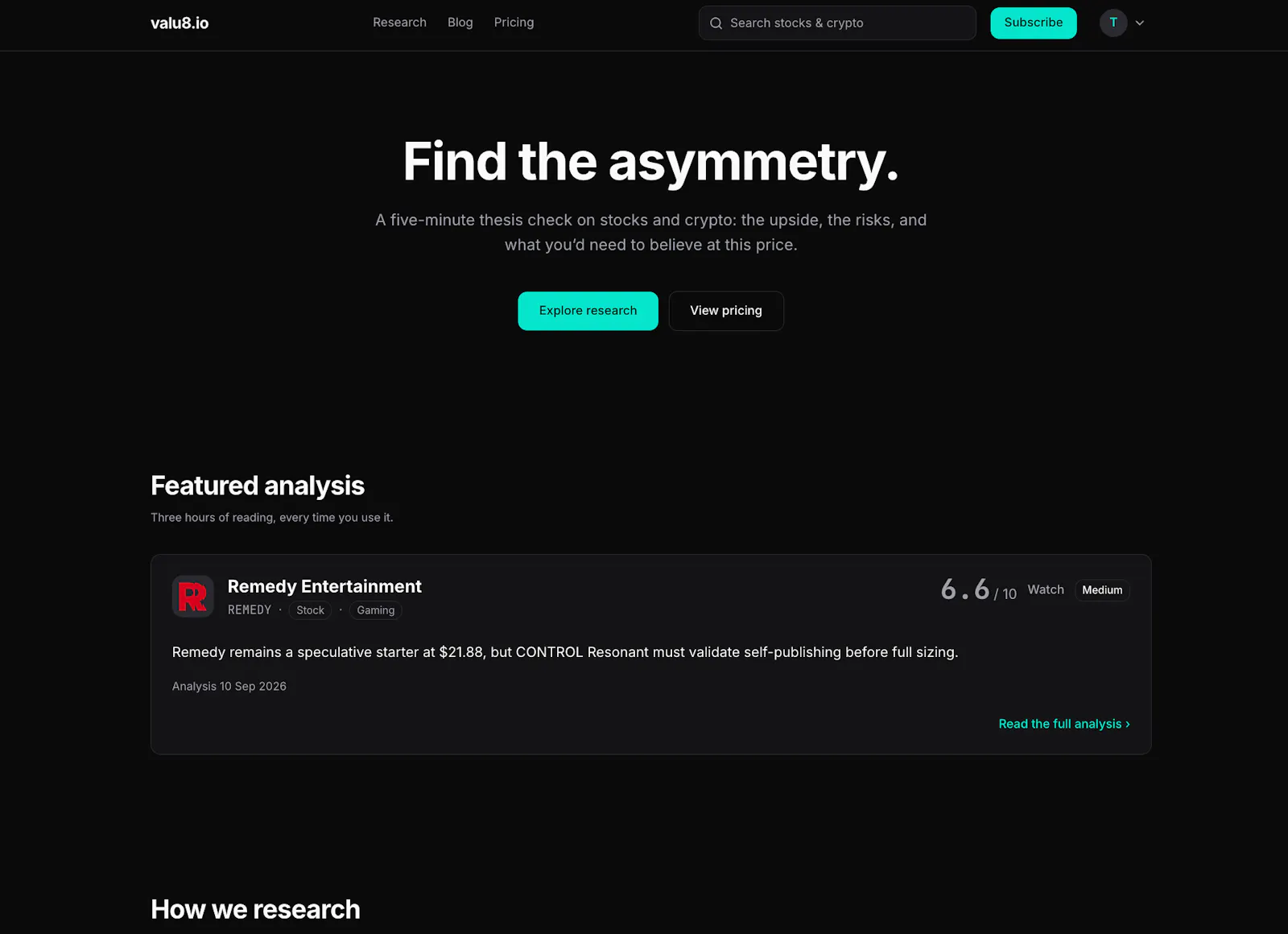 valu8.io screenshot 7