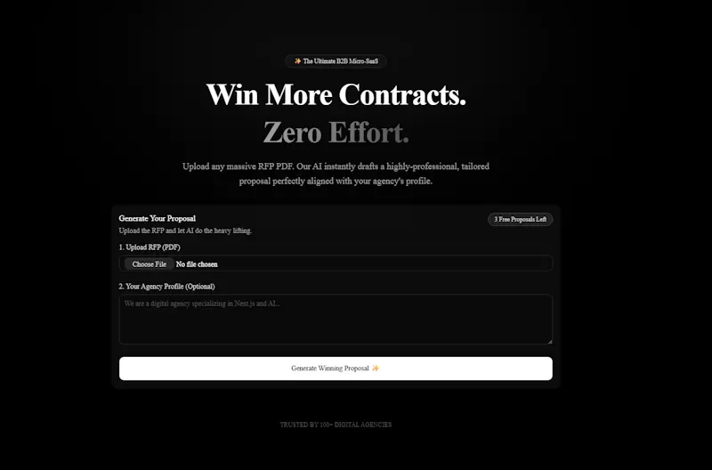 WinRFP AI screenshot 1