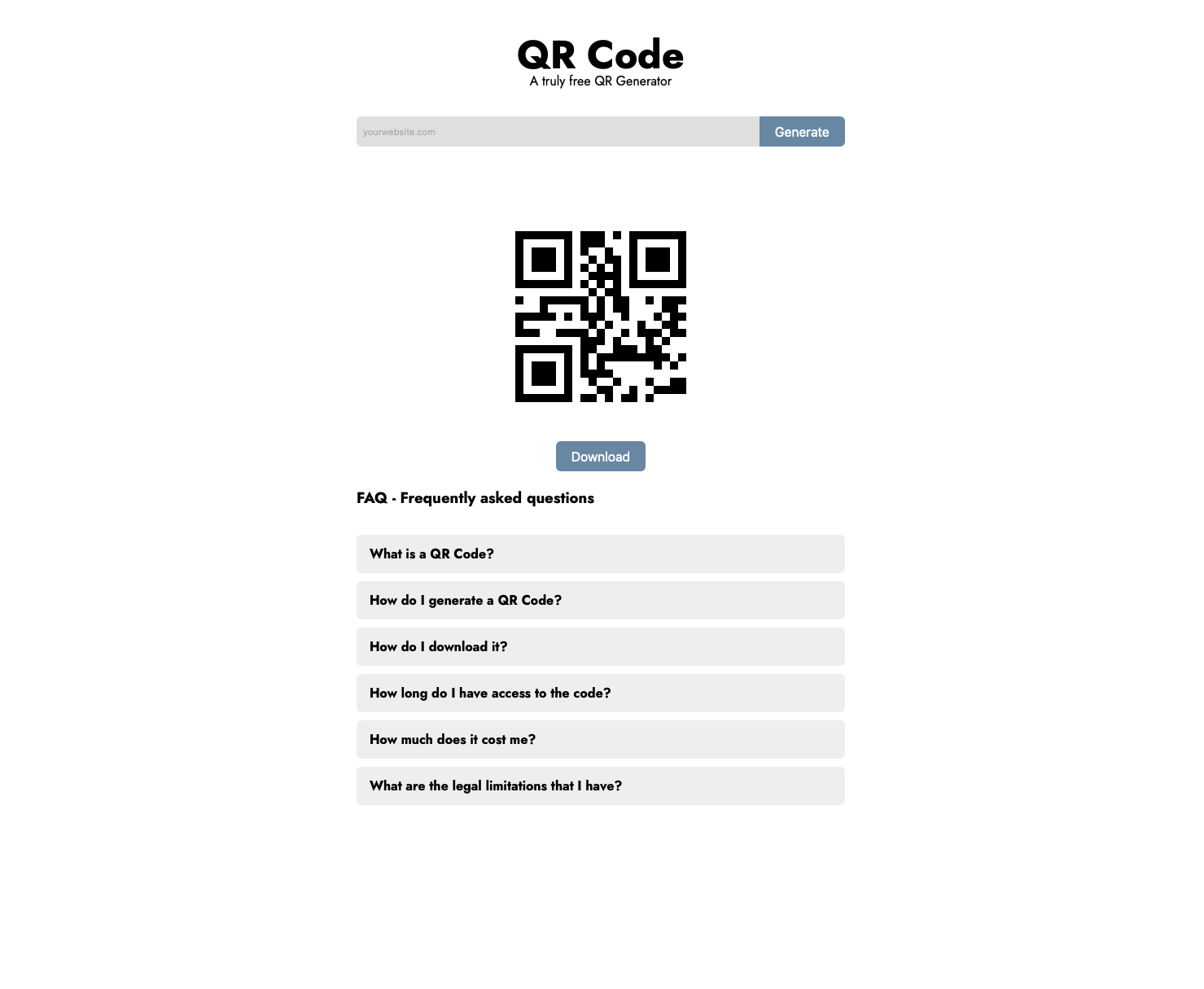 Media Penjana Kod QR Percuma - PNG & JPG - PERCUMA, TIDAK Log masuk, Tiada E -mel - Hanya masukkan URL dan dapatkan QR 1
