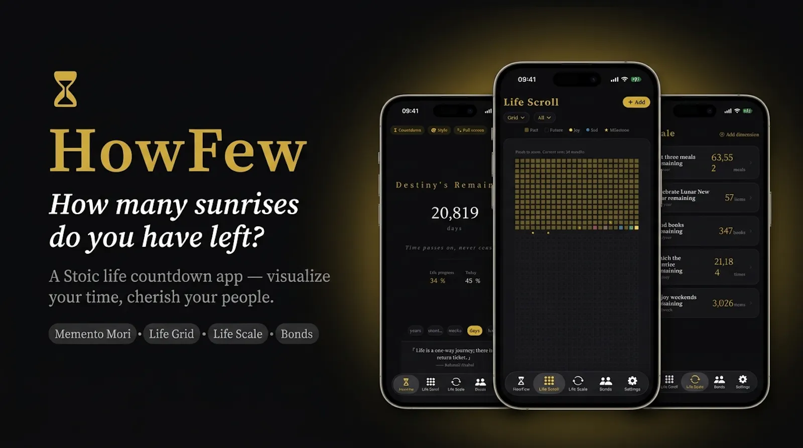 HowFew – See Your Remaining Life screenshot 1