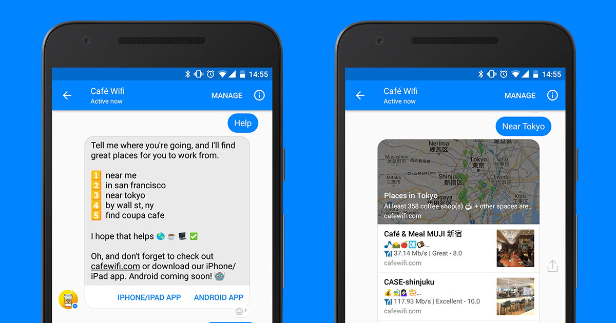 Café Wifi Bot for Slack + Messenger gallery image