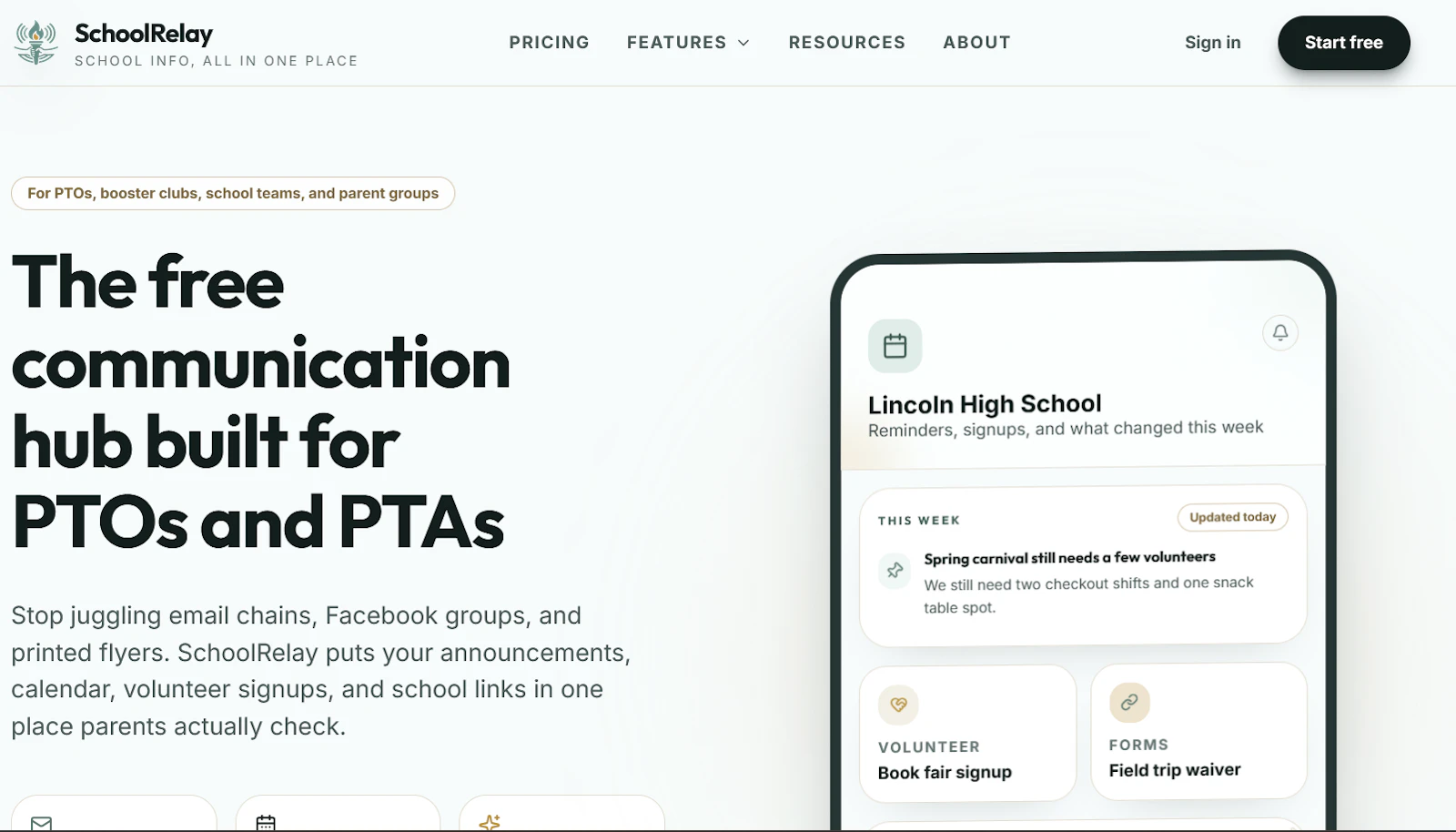 SchoolRelay screenshot 2