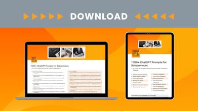 1500+ ChatGPT Prompts For Solopreneurs gallery image
