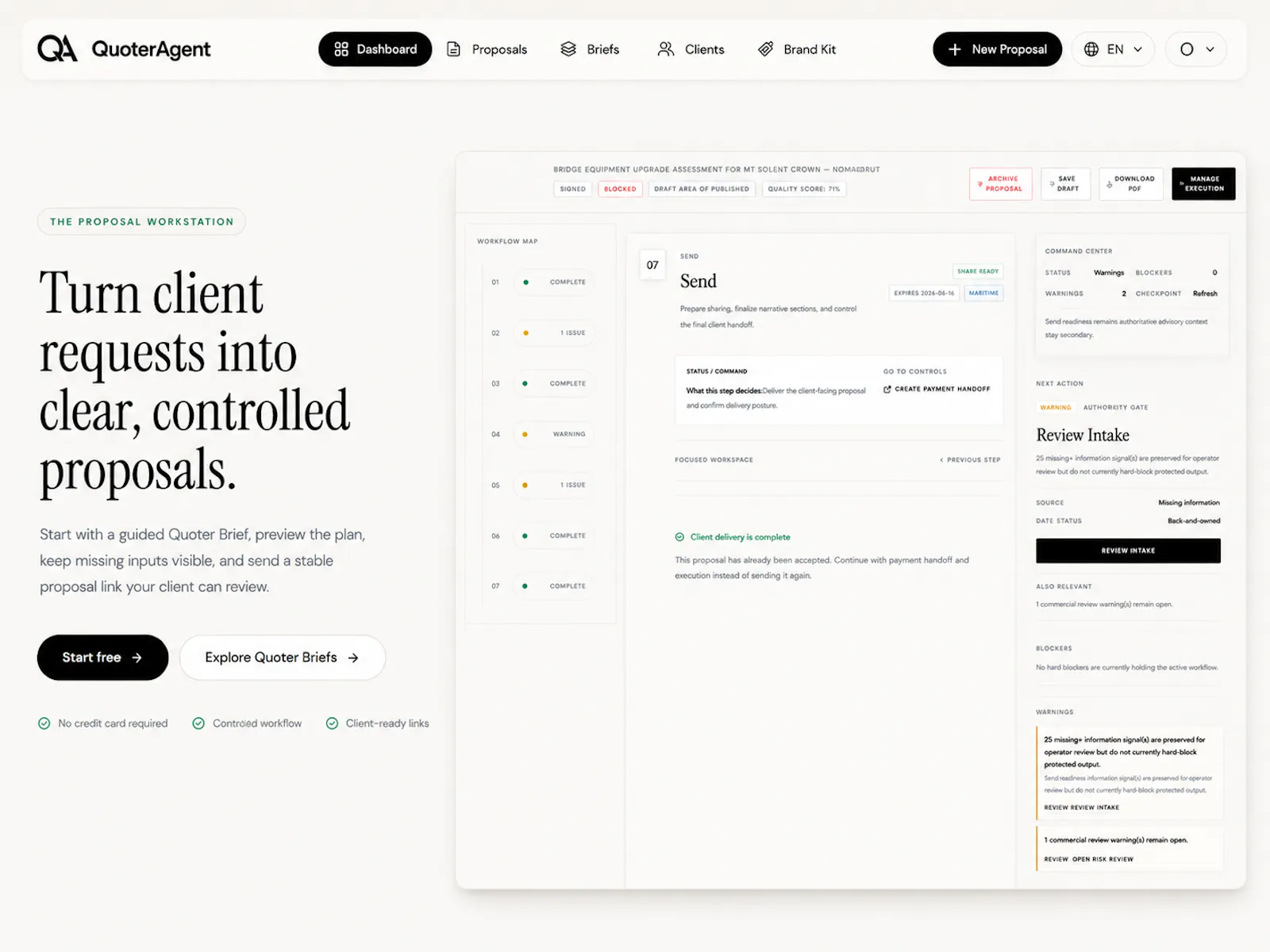 QuoterAgent screenshot 1