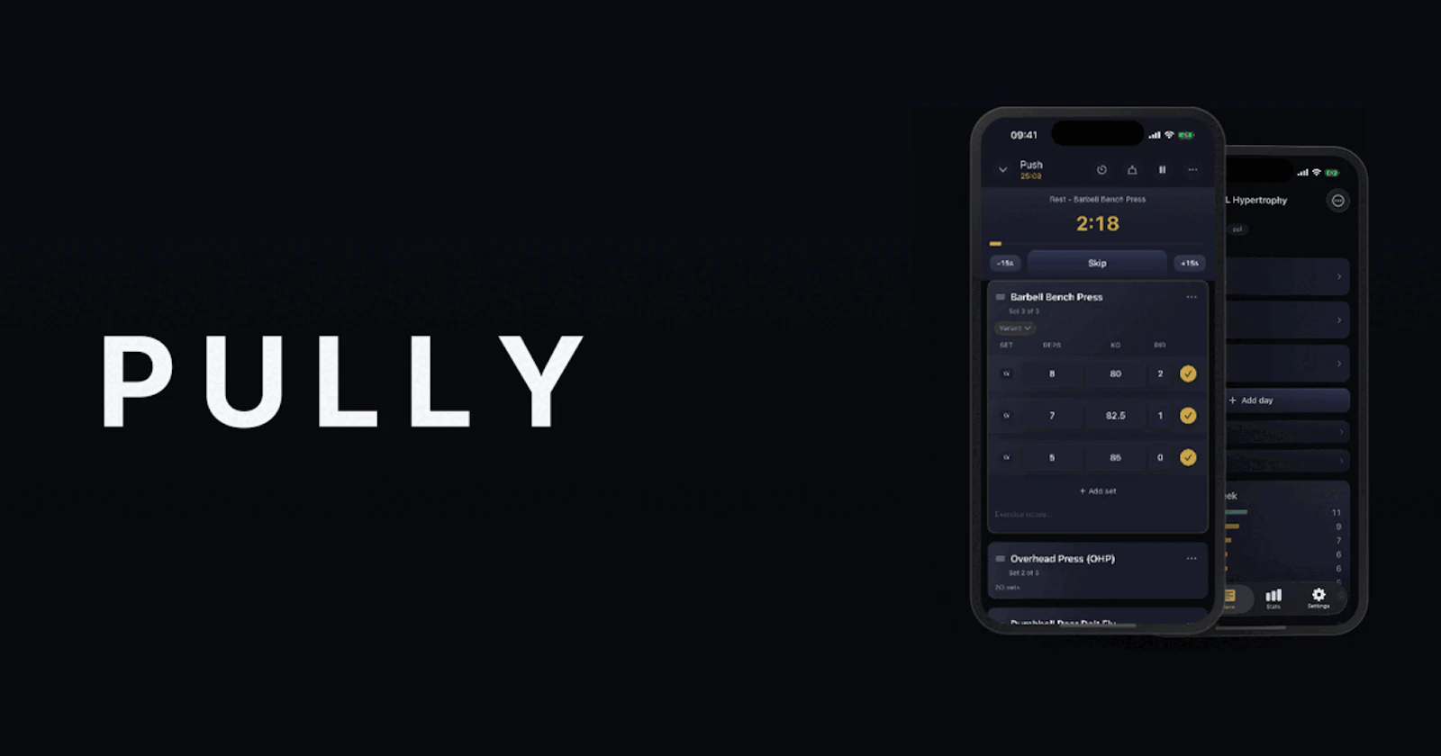 Pully - Gym Log & Tracker screenshot 1