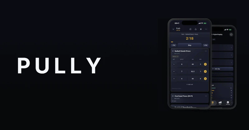 Pully - Gym Log & Tracker screenshot 1