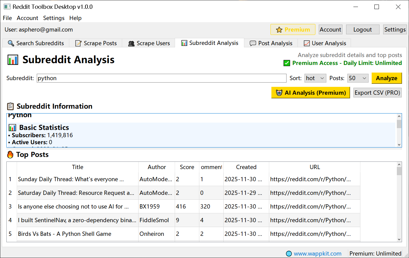 Reddit Toolbox gallery image