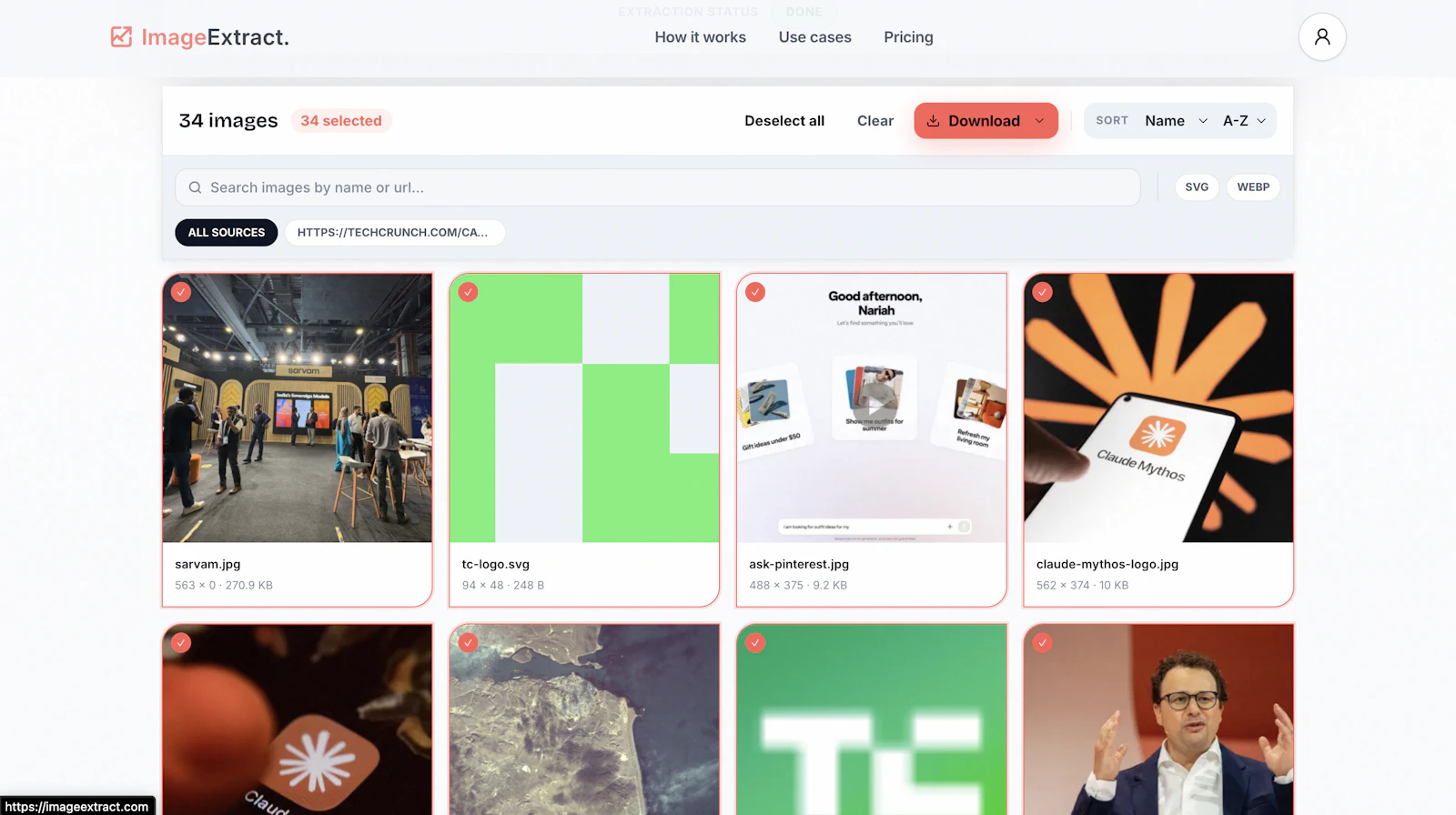 ImageExtract screenshot 2