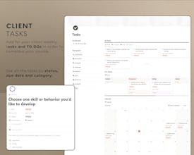 Coaching Client Portal - Notion Template gallery image