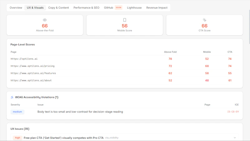 Optilens screenshot 5
