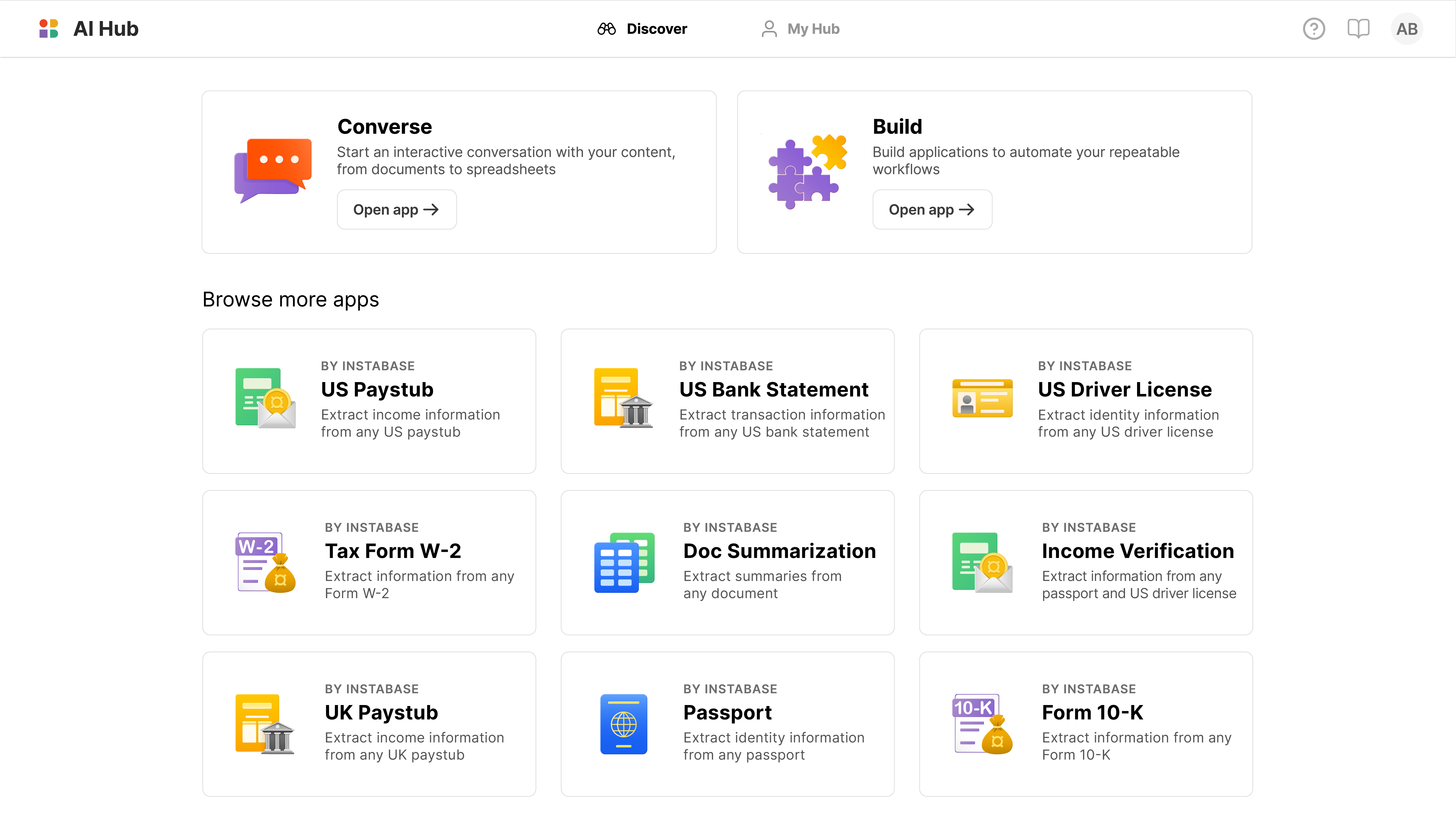 Instabase AI Hub