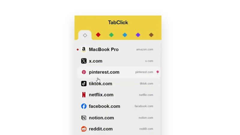 TabClick screenshot 1 (video preview)