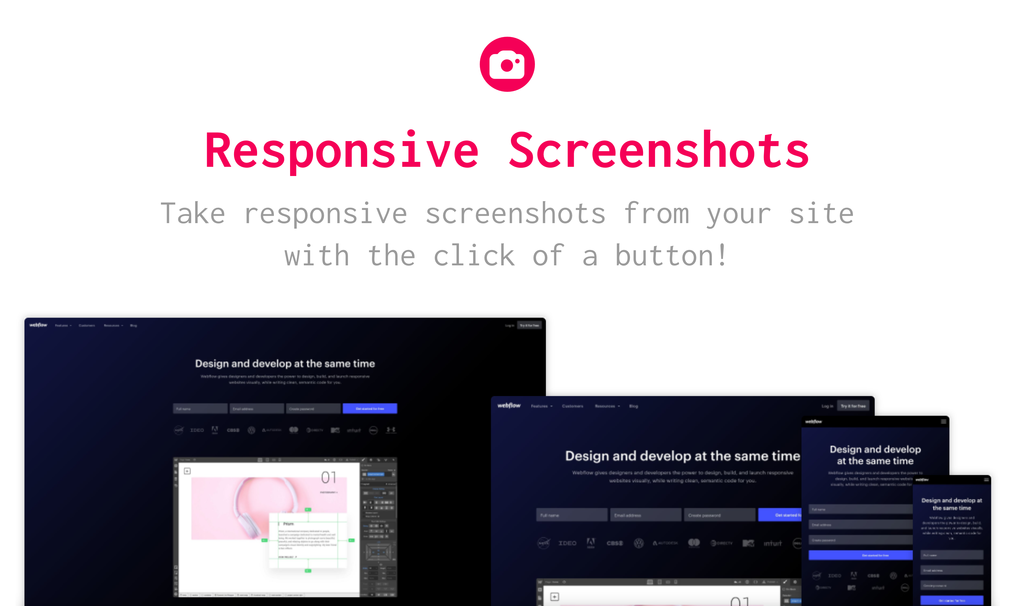 Responsive Screenshots Image