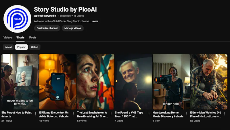 PicoAI Story Studio screenshot 2