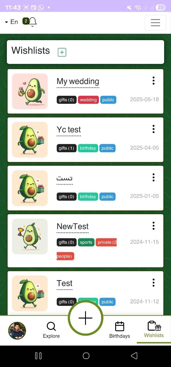 Media avacado.today - Tạo danh sách mong muốn hoàn hảo trên bơ.Làm cho quà tặng đơn giản! 9
