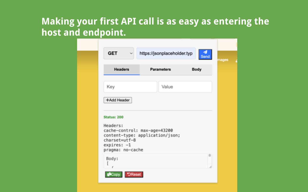 Mini API Testi - Chrome Web Mağazası medya 2