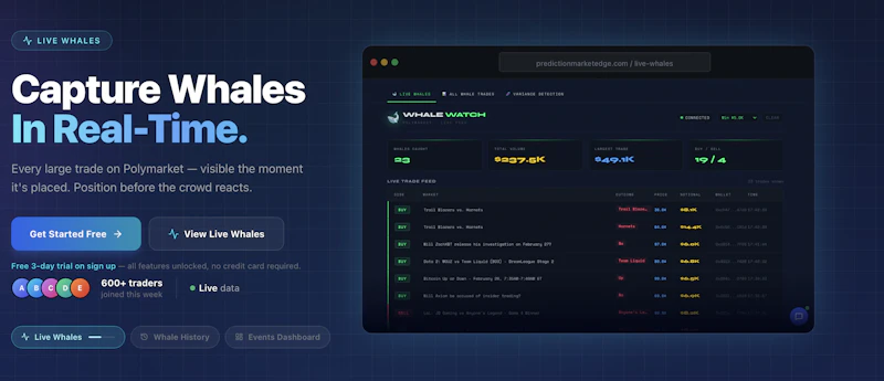 Prediction Market Whales  screenshot 5