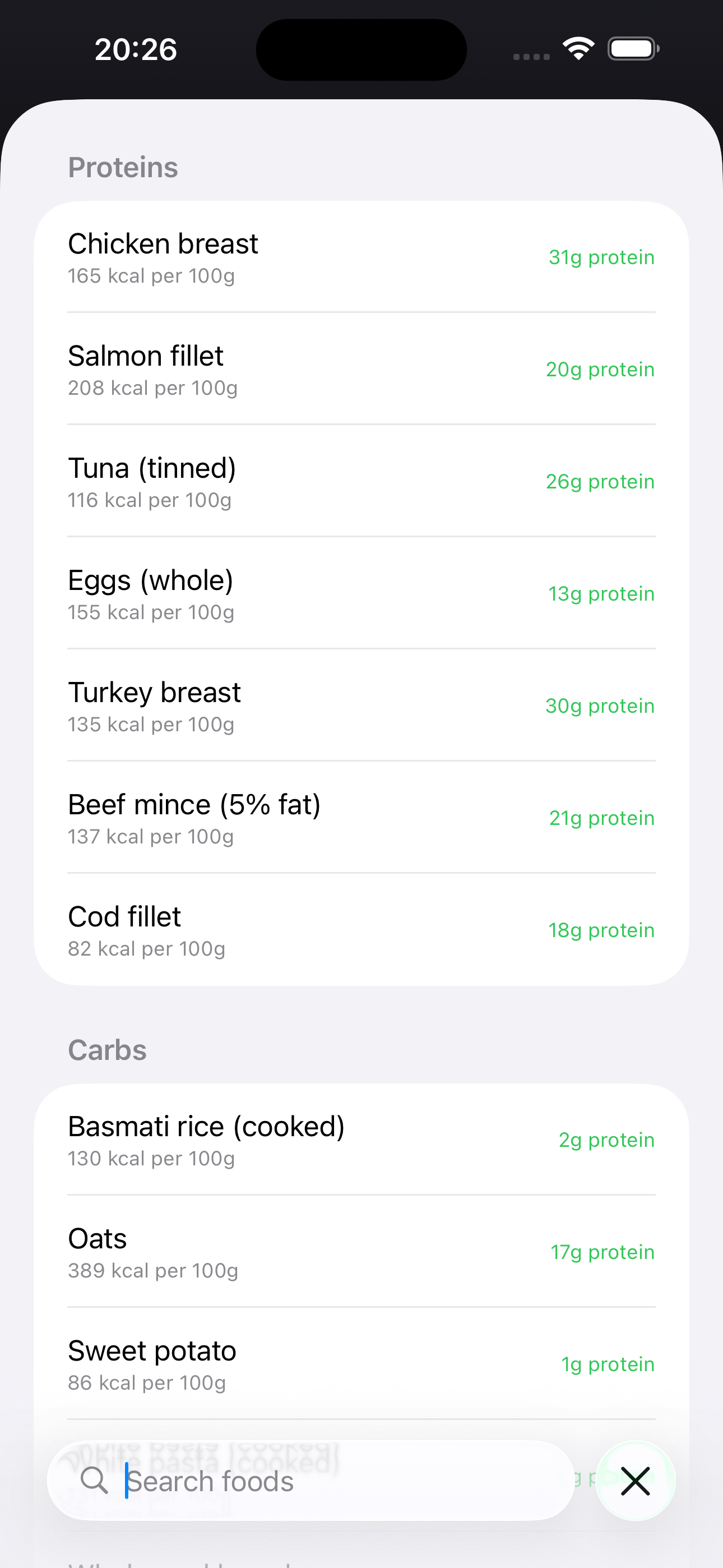 FuelCalc: Macro & Calorie Log gallery image