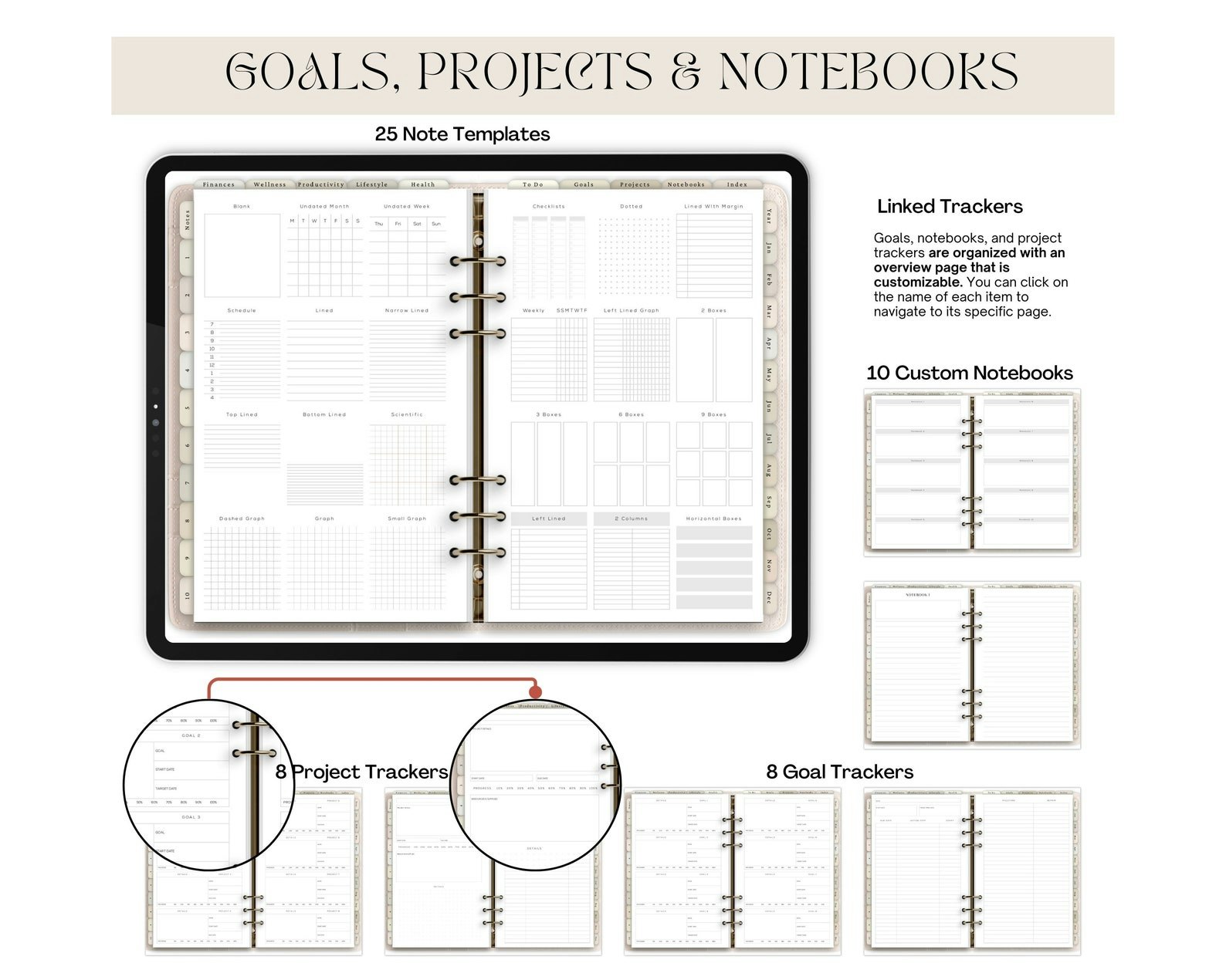 Ultimate Digital Planner Powerhouse - Ultimate Digital Planner: จัดระเบียบวางแผนและบรรลุเป้าหมายของคุณ media 5
