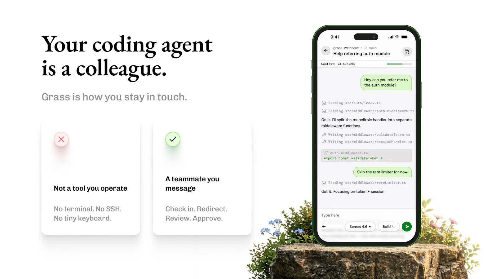 Grass For Code Grass — Grass gives your coding agent a dedicated VM that's… · SuperPublic