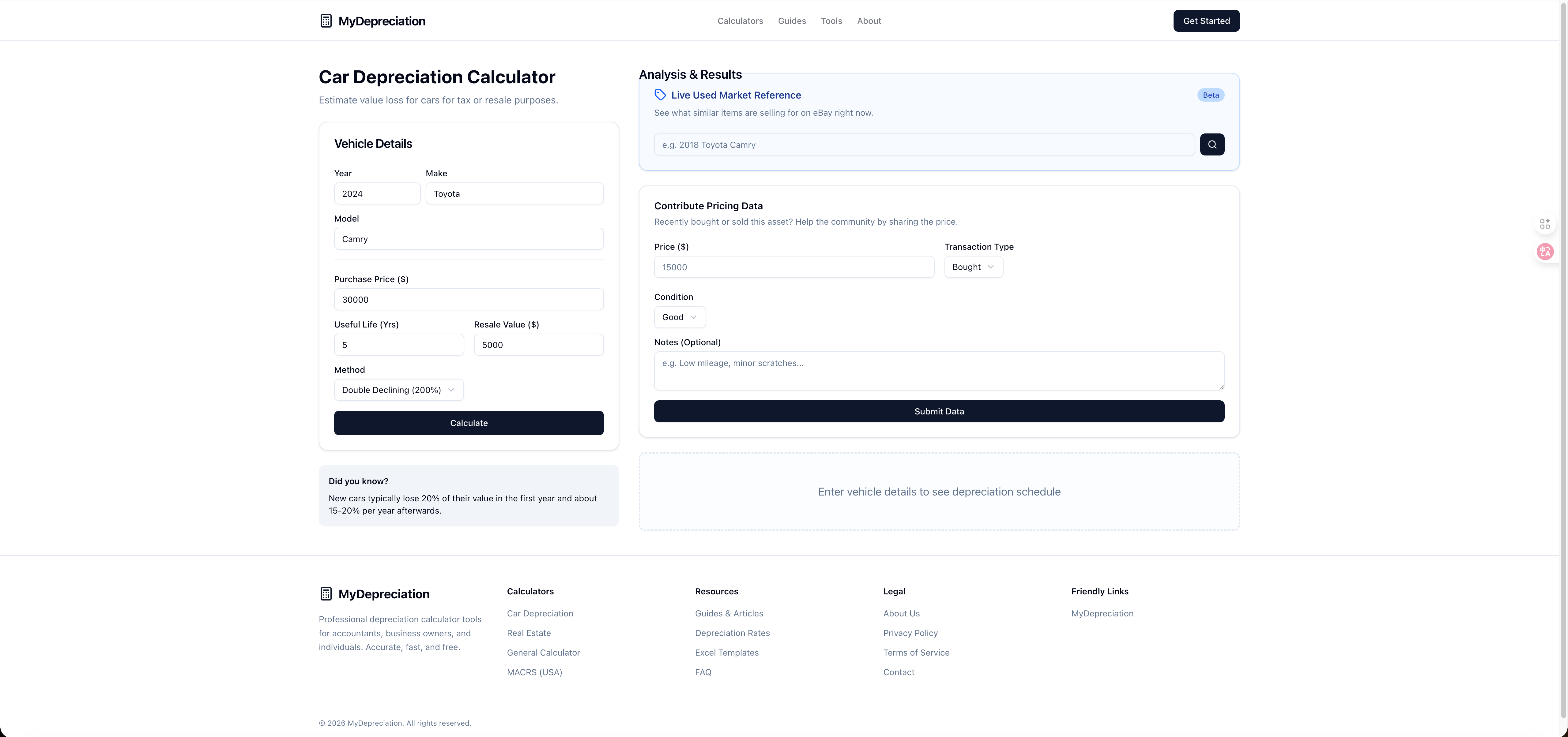 MyDepreciation - Free MACRS Calculator gallery image