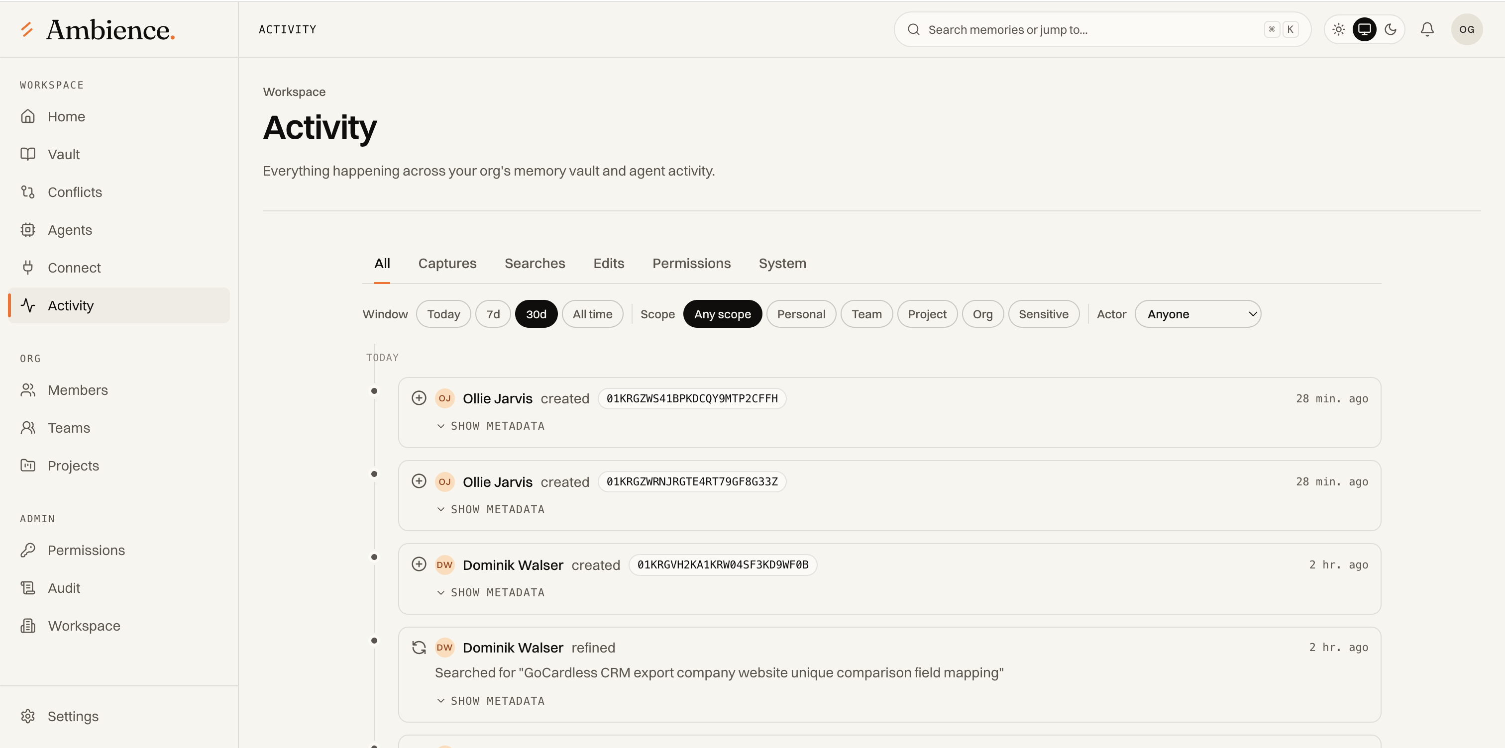 Ambience: Institutional Context Layer gallery image