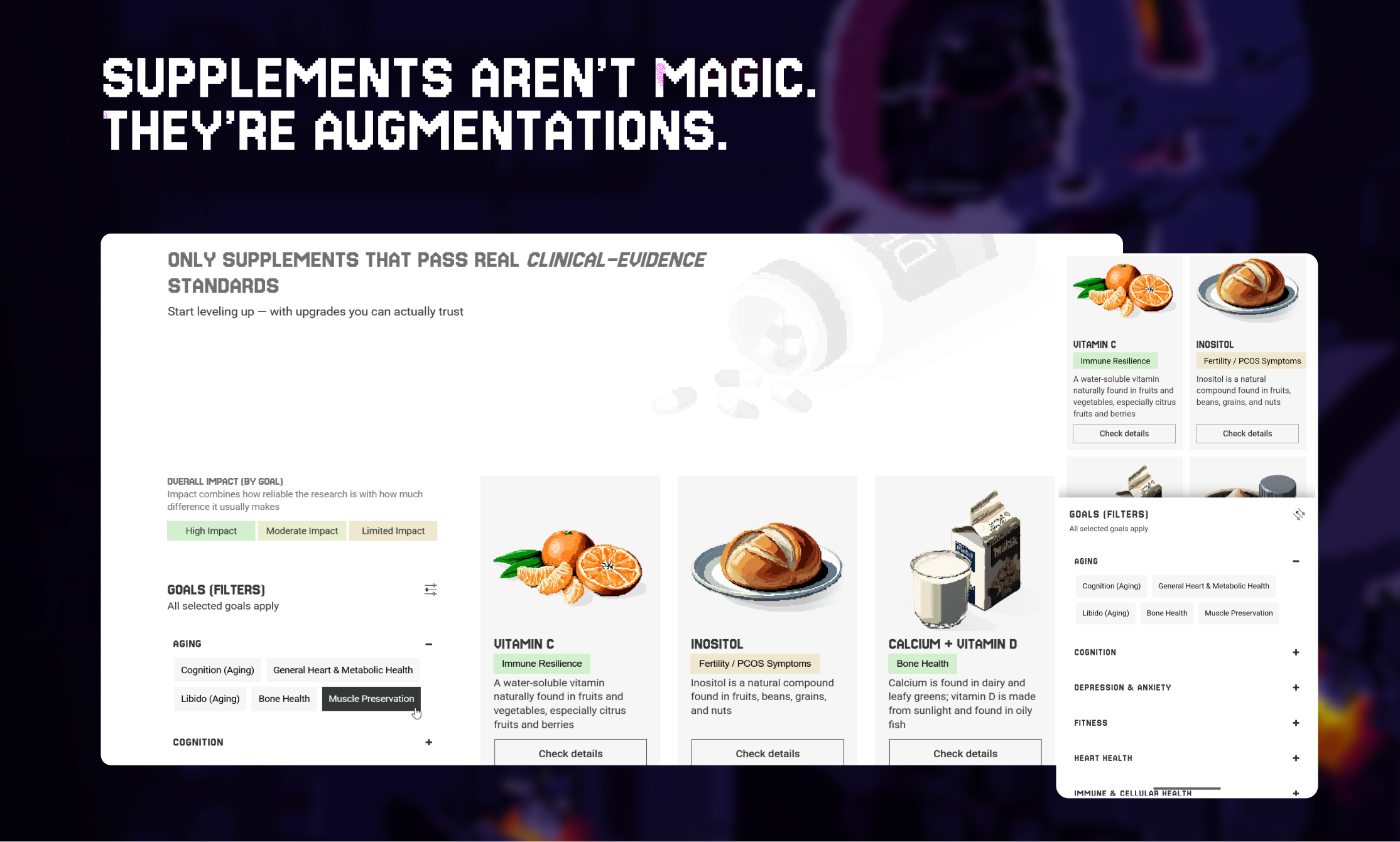Tactics+ Supplement Finder gallery image