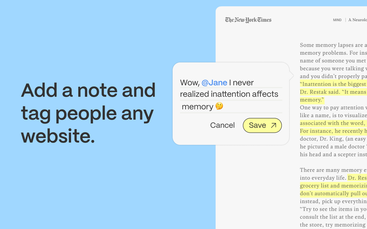 startuptile Recall-Social post-it notes for the internet.