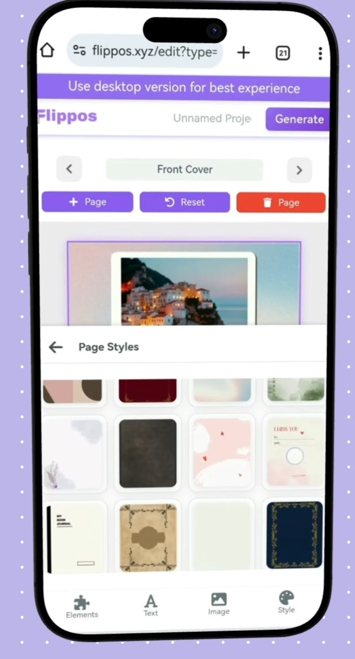 Flippos - Screenshot 4 showing product features and functionality