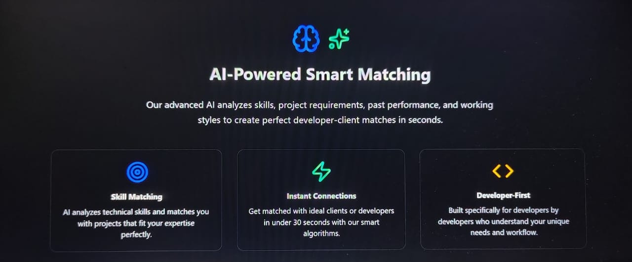 Mídia 2 de CloudFox para desenvolvedores - O casamenteiro da IA para freelancers e clientes com preços