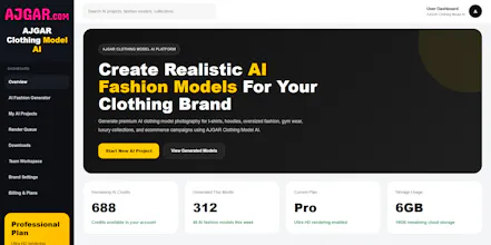 AJGAR Clothing Model AI gallery image
