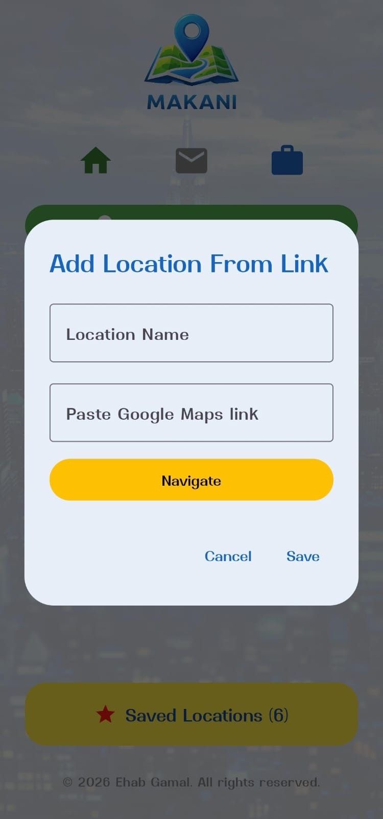 Makani Location & Parking Saver - Screenshot 3 showing product features and functionality