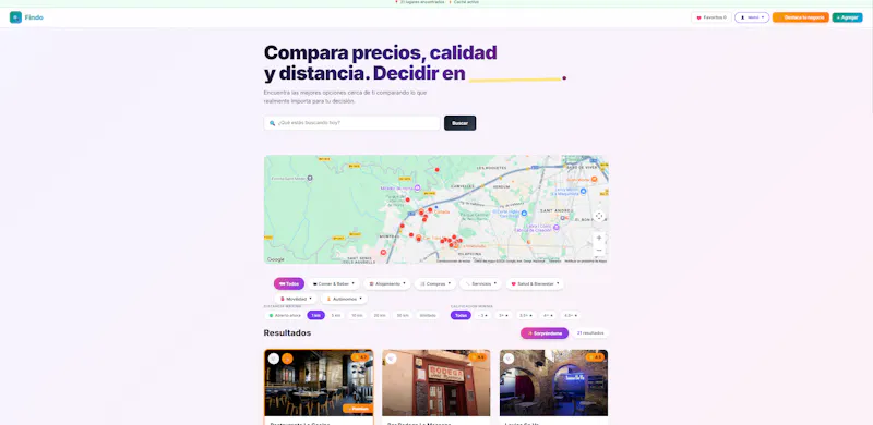 Findo screenshot 1