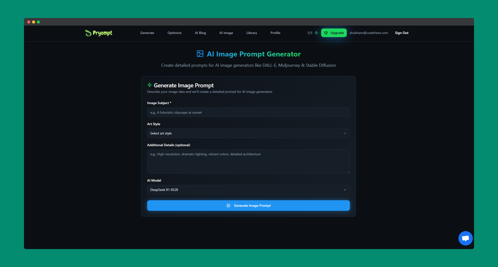 Snel - Van idee tot geoptimaliseerde AI -prompt op één klik media 4