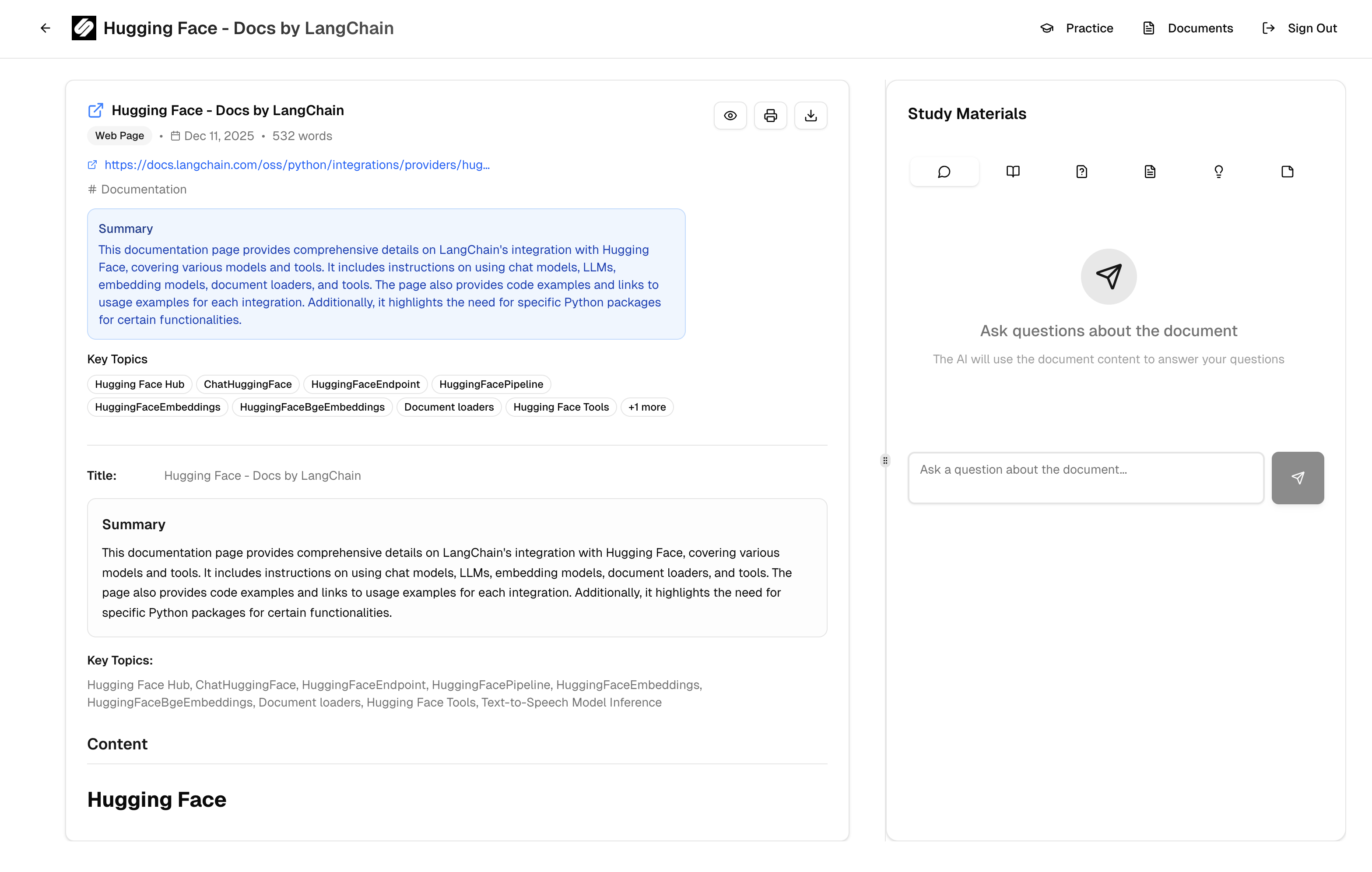 Summaryr - Screenshot 3 showing product features and functionality