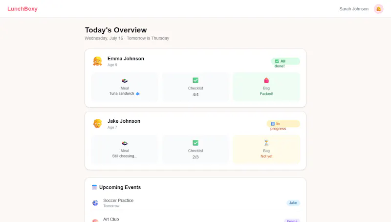 LunchBoxy screenshot 4