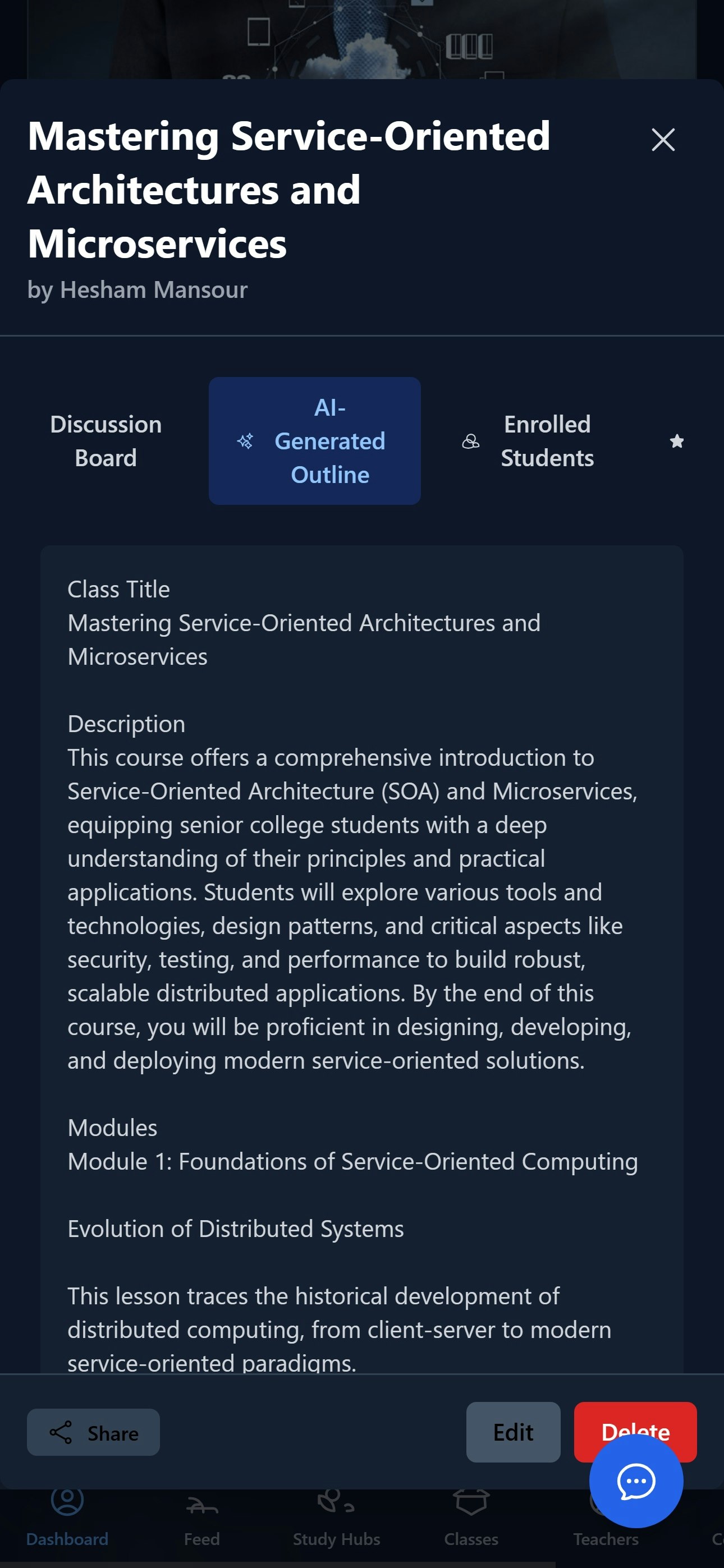 Manara LMS gallery image