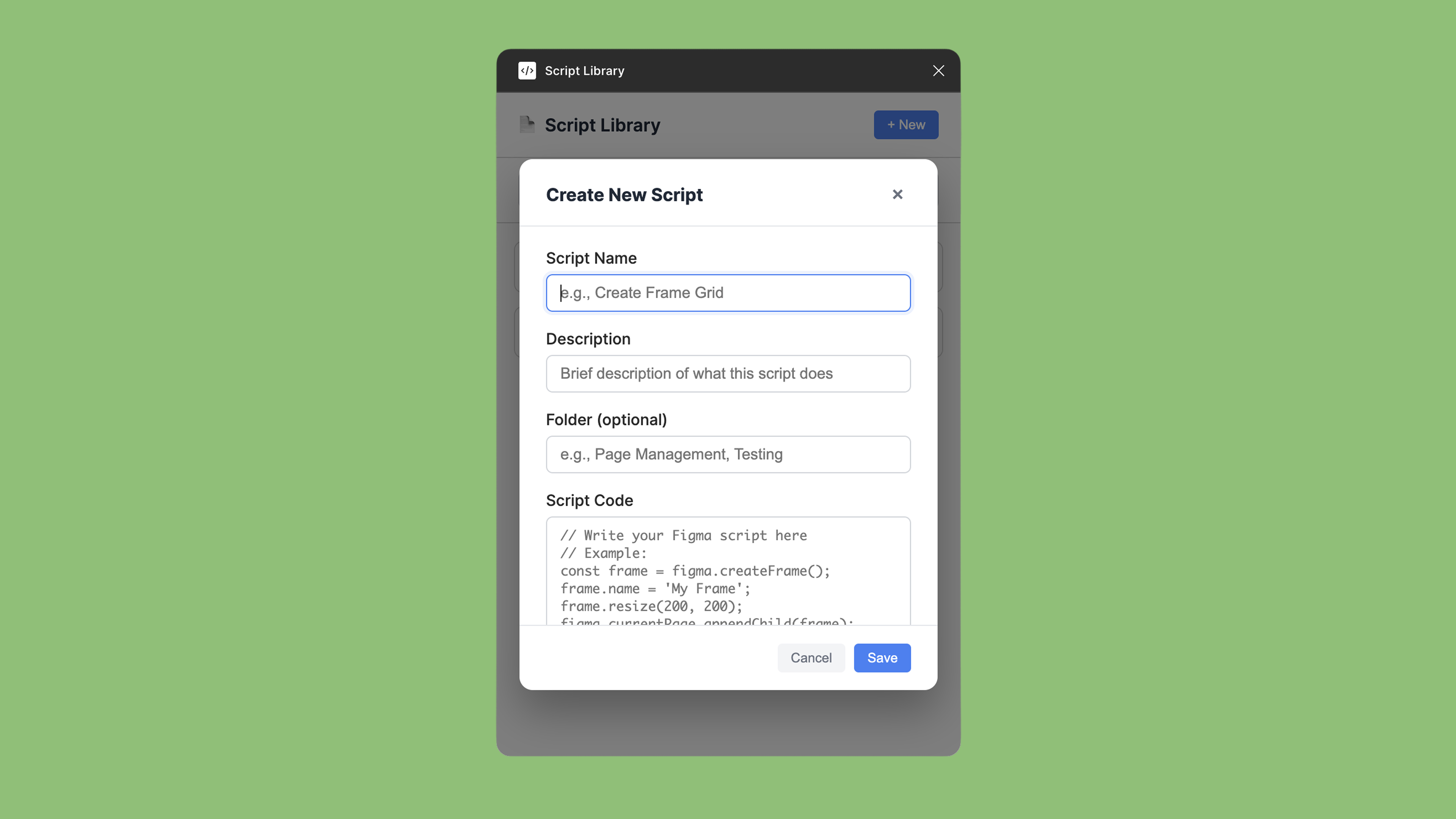 Script Library - Open and run the Script Library plugin and see the magic मीडिया 3