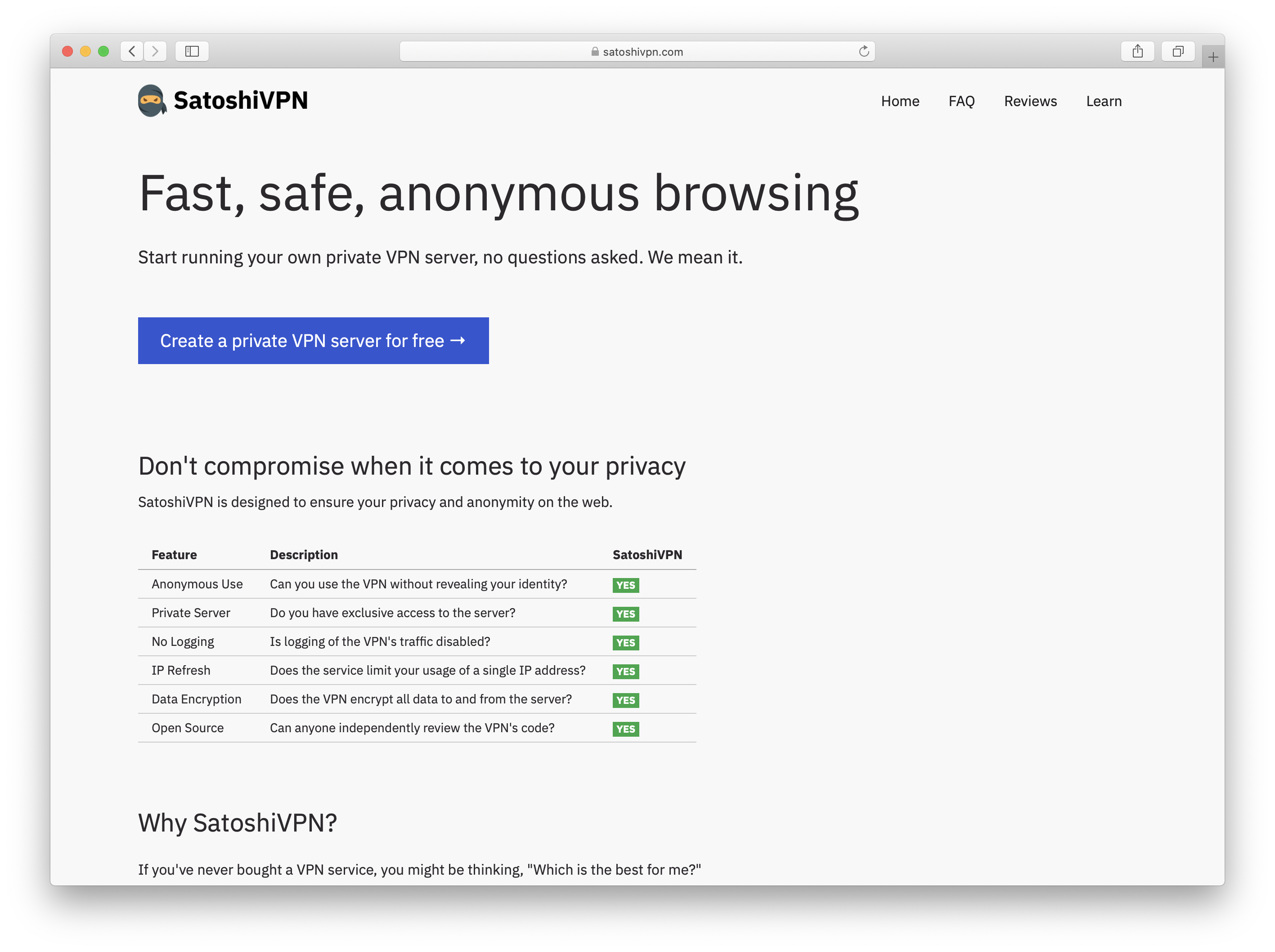 SatoshiVPN gallery image