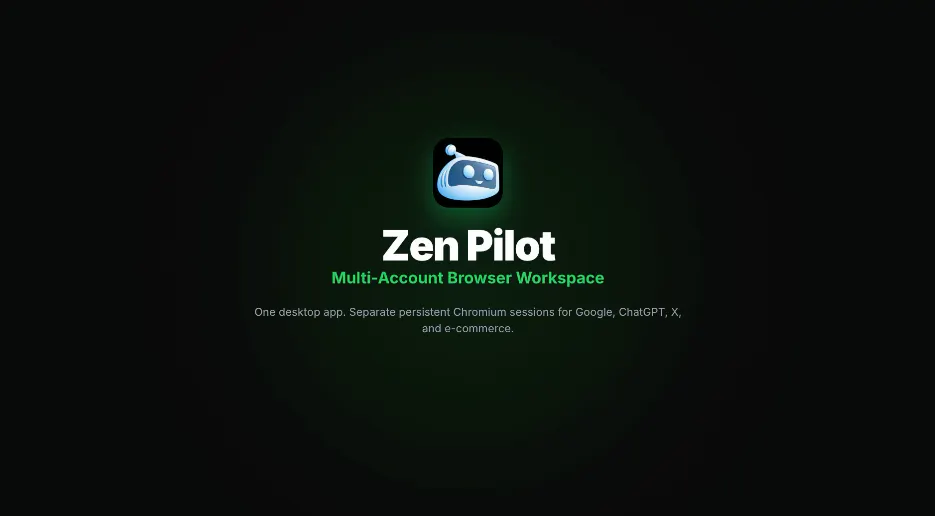 ZenPilot-multi account browser workspace gallery image