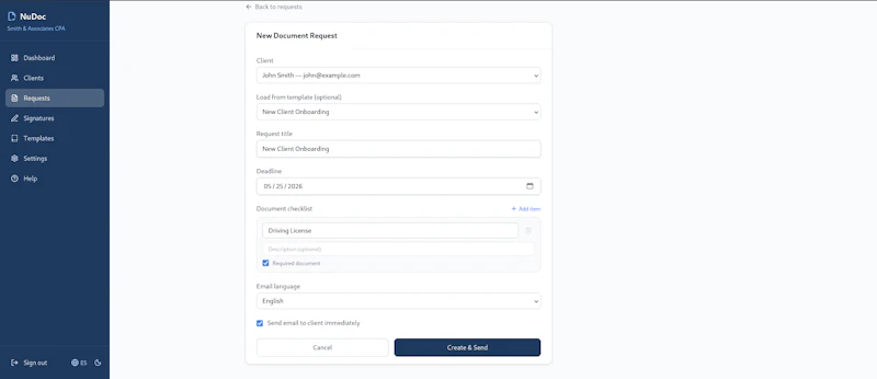 NuDoc screenshot 2