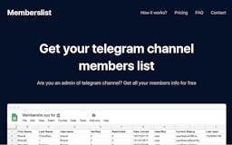 Telegram Members list media 3