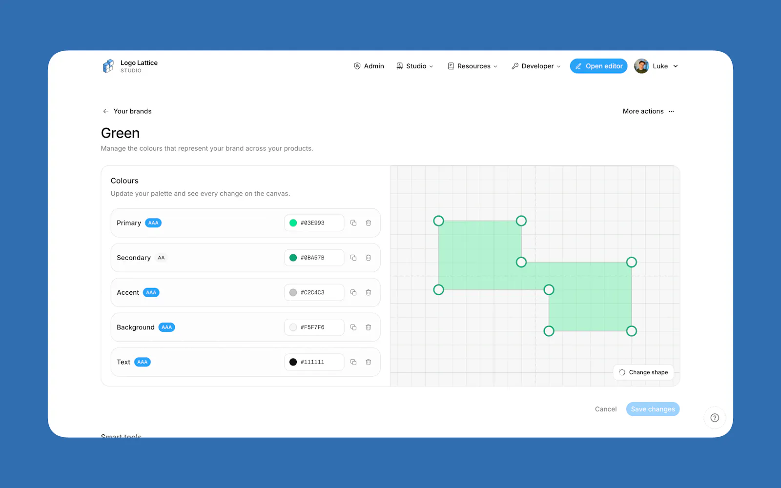 Logo Lattice screenshot 5