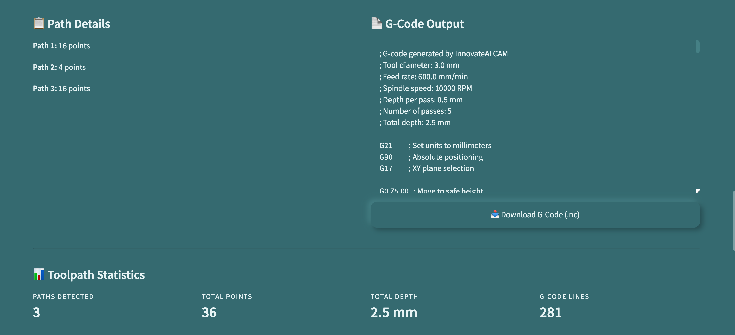 InnovateAI - Screenshot 3 showing product features and functionality