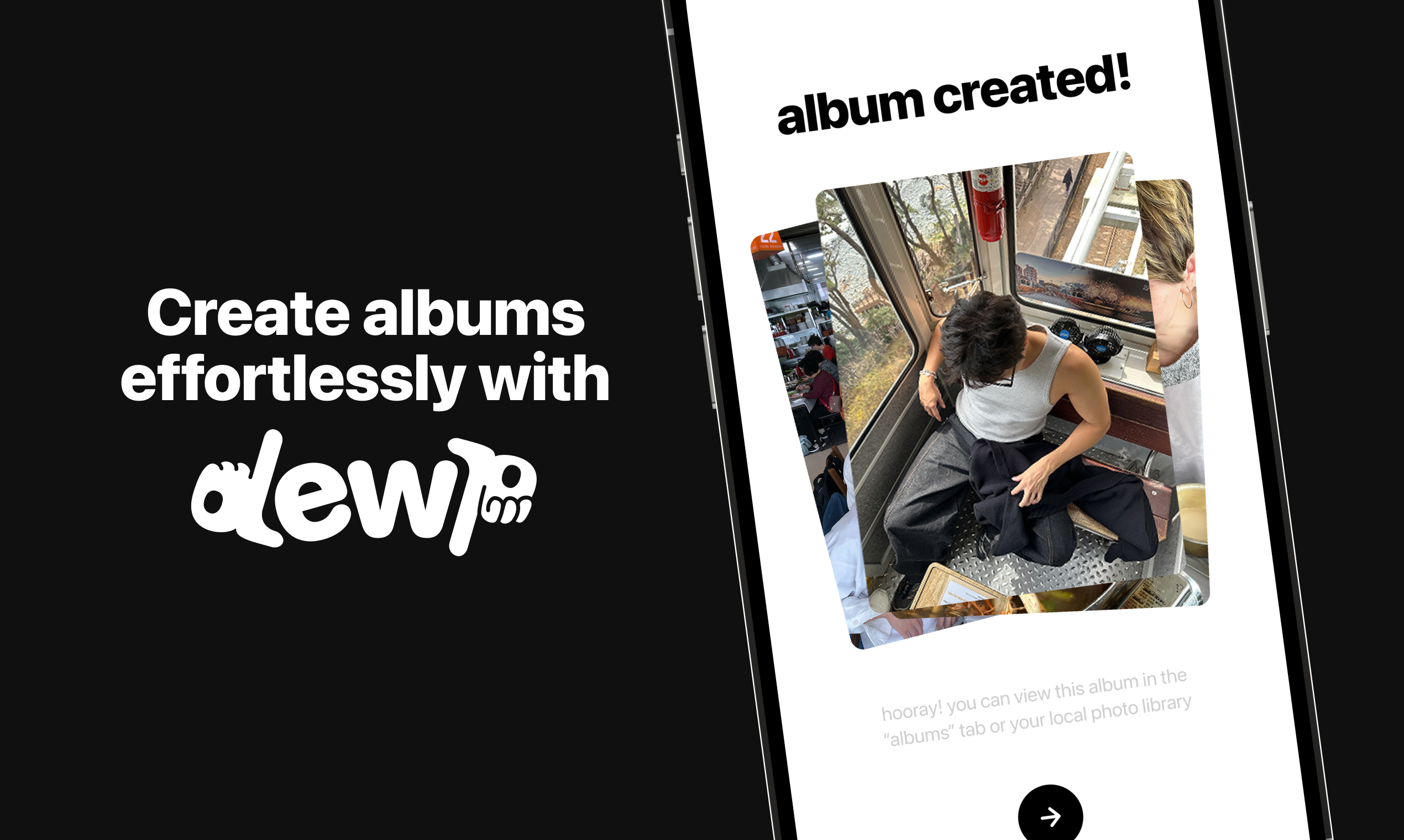 Dewp: AI Photo Album Curator gallery image